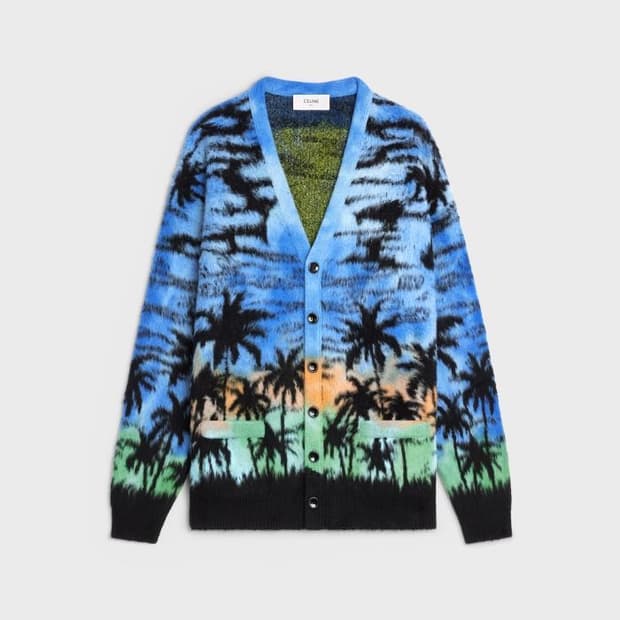 [박보검님 착용] 셀린느 23ss 선셋 자카드 가디건