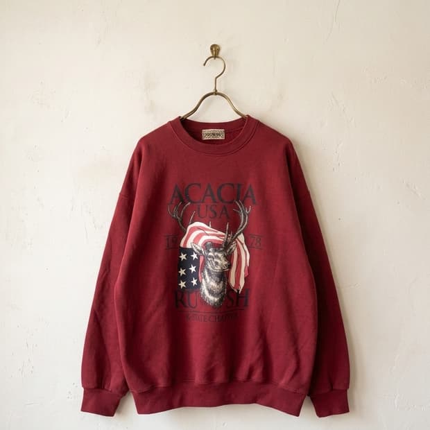 아카시아 러쉬 오버핏 맨투맨 