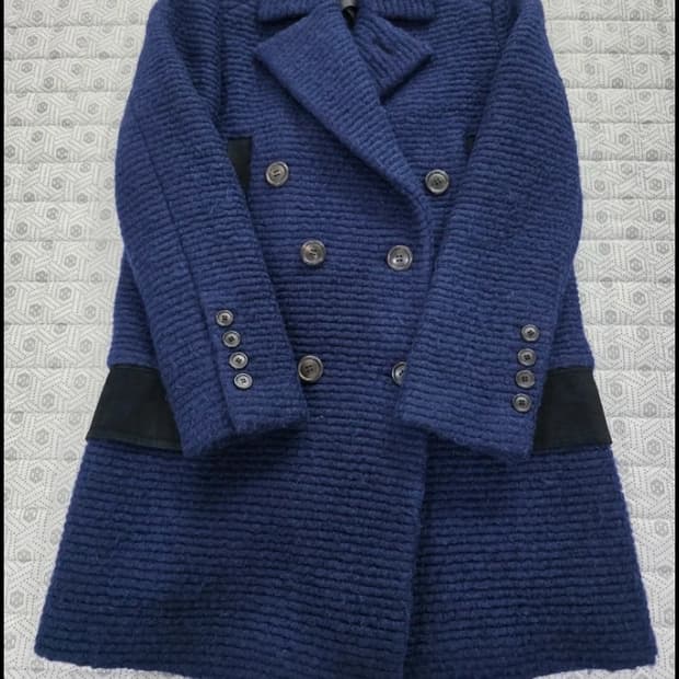 한섬 마쥬 maje 더블 코트 ~44반