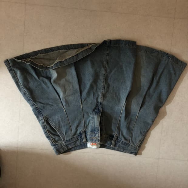 연청 미디 스커트