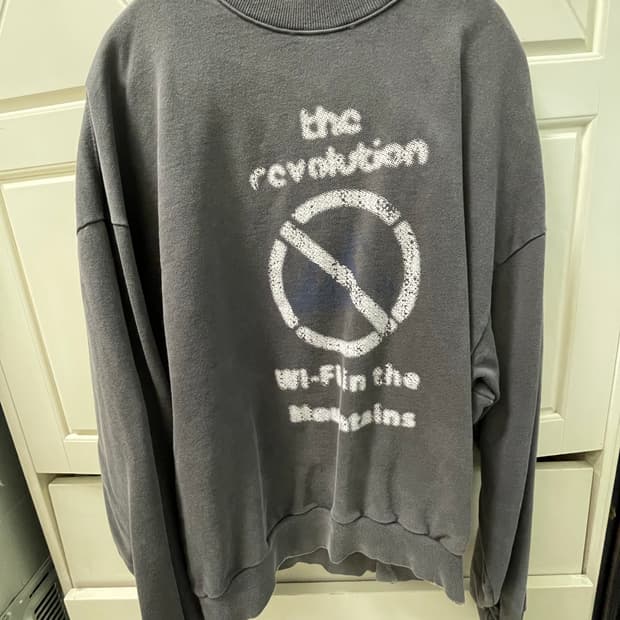 STU 에스티유 디스트로이드 맨투맨 L