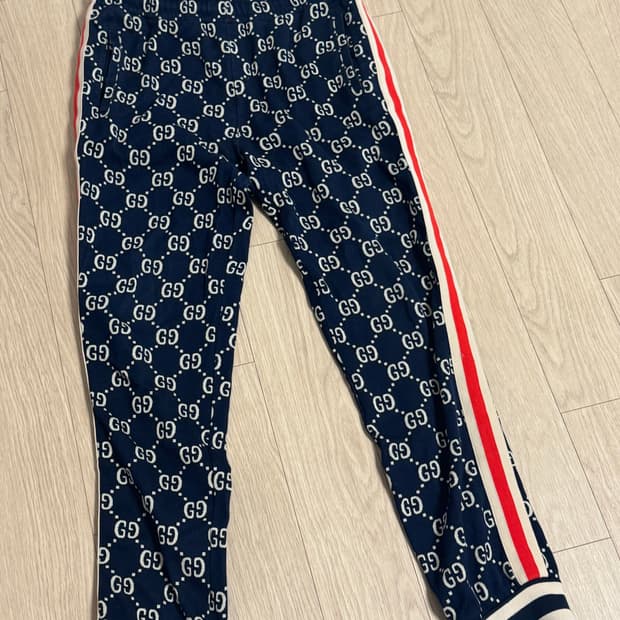 구찌 자카드 조거 트레이닝 팬츠