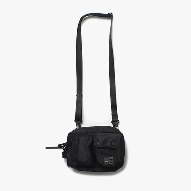  PORTER "Black Shoulder Bag"