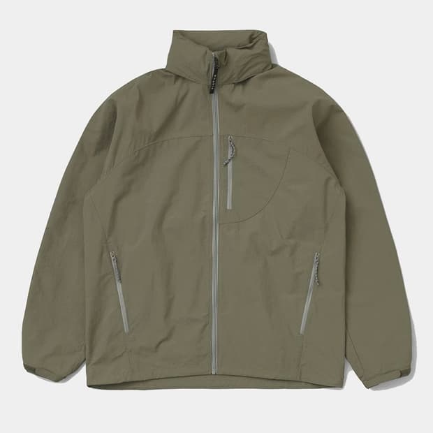 카키스 23fw 나일론 밀 자켓