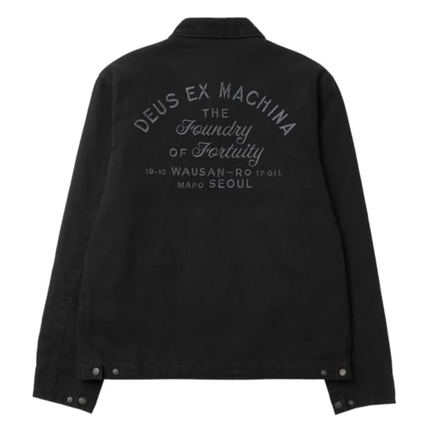 데우스 엑스 마키나 서울 워크웨어 자켓 블랙 M