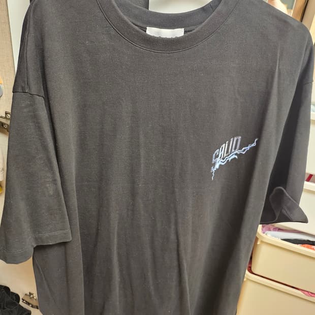 솔리드옴므 커스텀 프린팅 반팔티 110