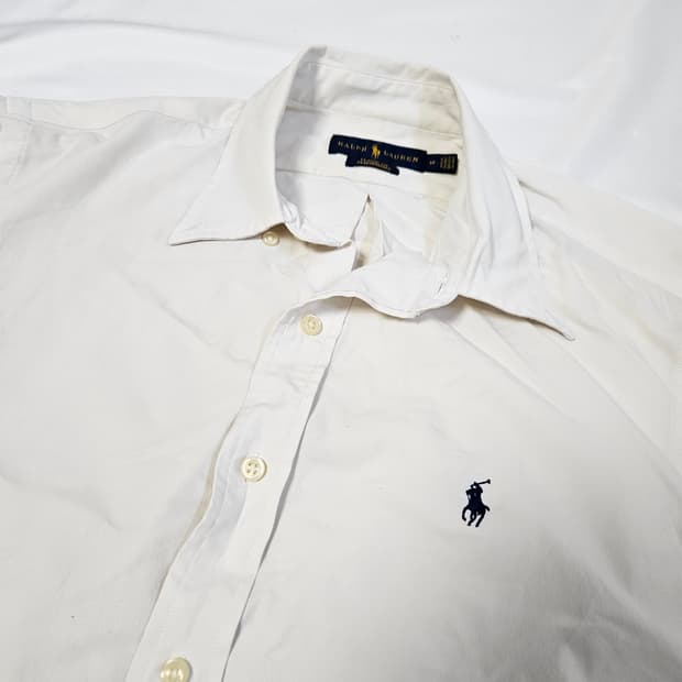 폴로 랄프로렌 신형 레이온 셔츠 엘라스틴 클래식핏 M