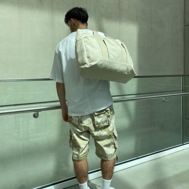 아르켓 멀티포켓 캔버스 토트백