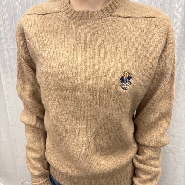 90s 폴로 랄프로렌 베어 울니트 스웨터
