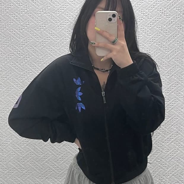 아디다스 파이어버드 제노 크롭 트랙탑 져지 집업 95 C06212