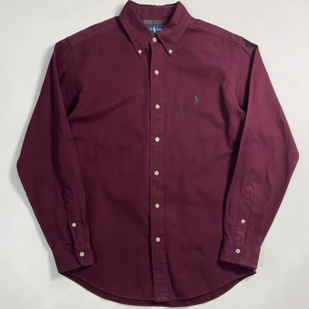 폴로 랄프로렌 버건디 셔츠