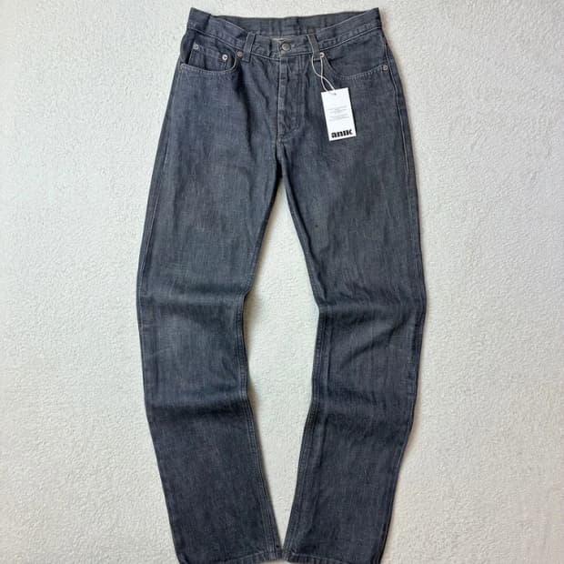 핼무트랭 00's 트레이디드 스트레이트 로우 데님 팬츠 PN6023