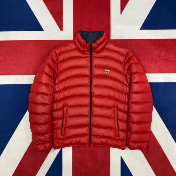 라코스테 구스다운 패딩 100