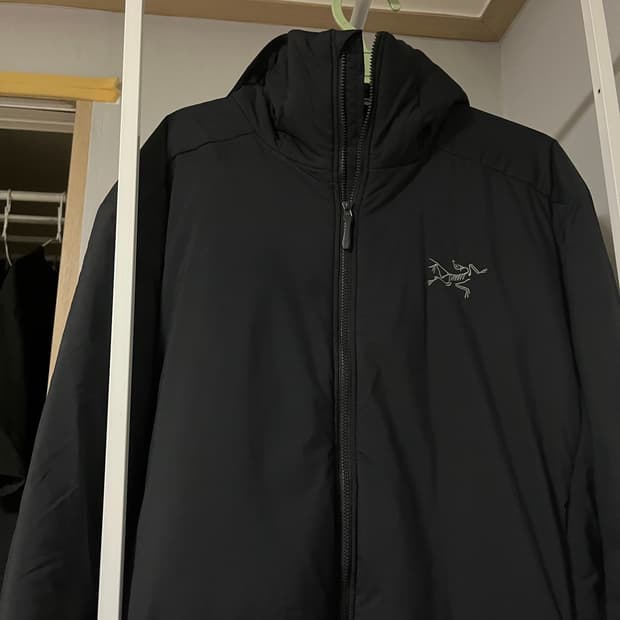 급처 아크테릭스 아톰 sv 후디블랙