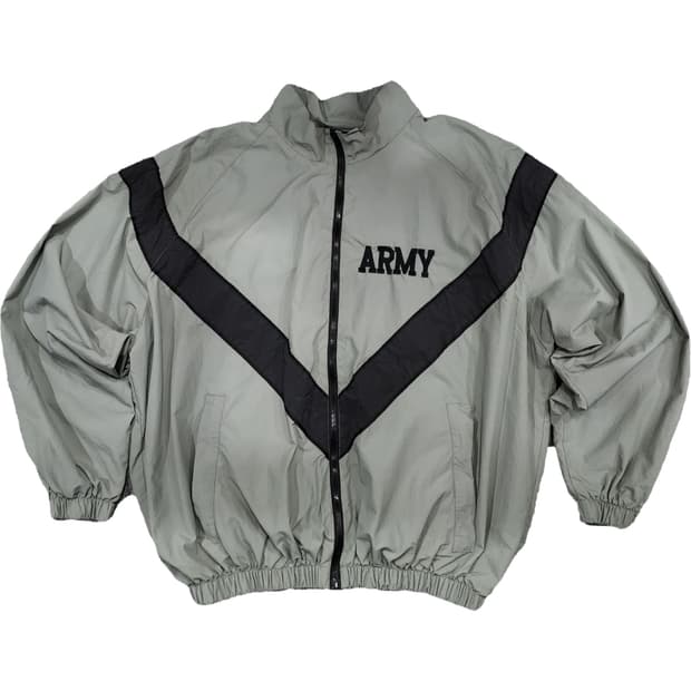ARMY 미군 IPFU  빈티지 바람막이 집업 자켓 XL