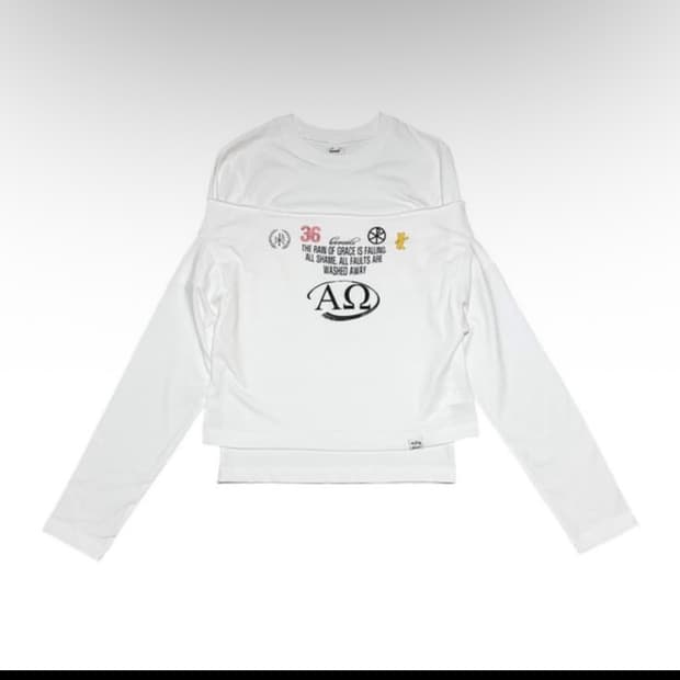 로레일즈 오프숄더 레이어드 티셔츠