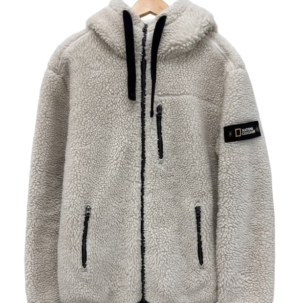 내셔널지오그래픽 플리스 아이보리 (XL)