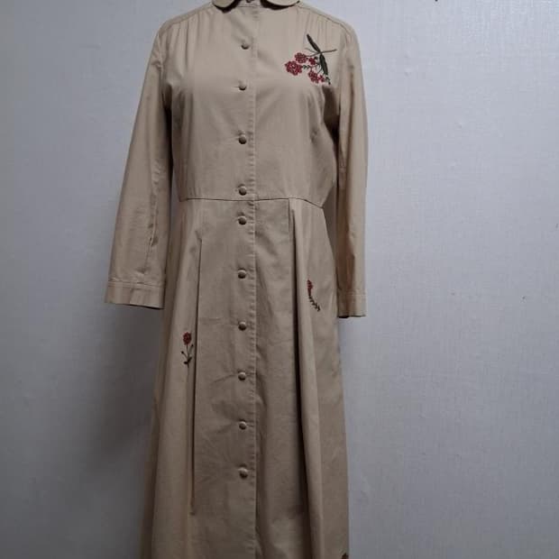 비꼴리끄 꽃자수 면원피스 55 최상의 컨디션 
