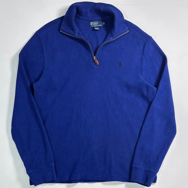 폴로 랄프로렌 블루 반집업