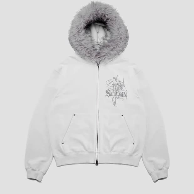 세인트페인 퍼 후드집업 (미착용)