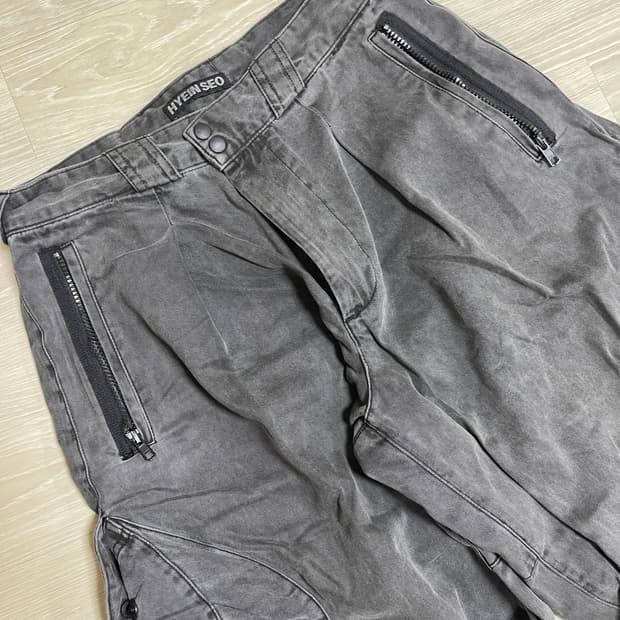 혜인서 워시드 카고 팬츠