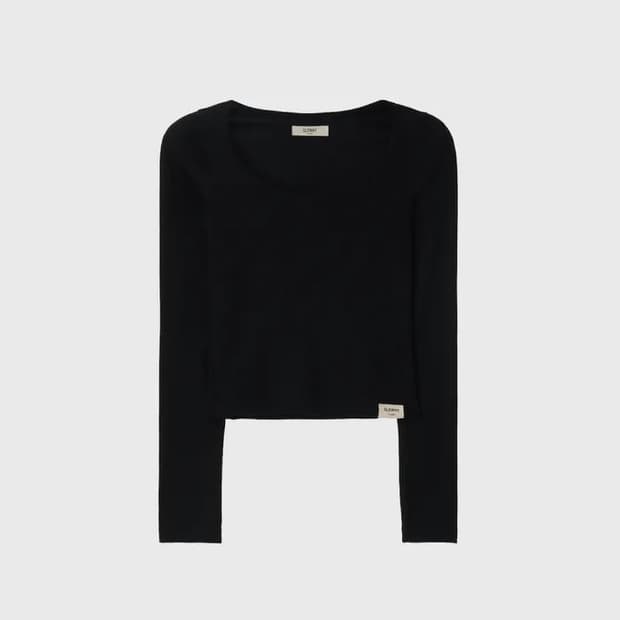 새상품) 글로니 G CLASSIC RIB SCOOP LONG SLEEVE