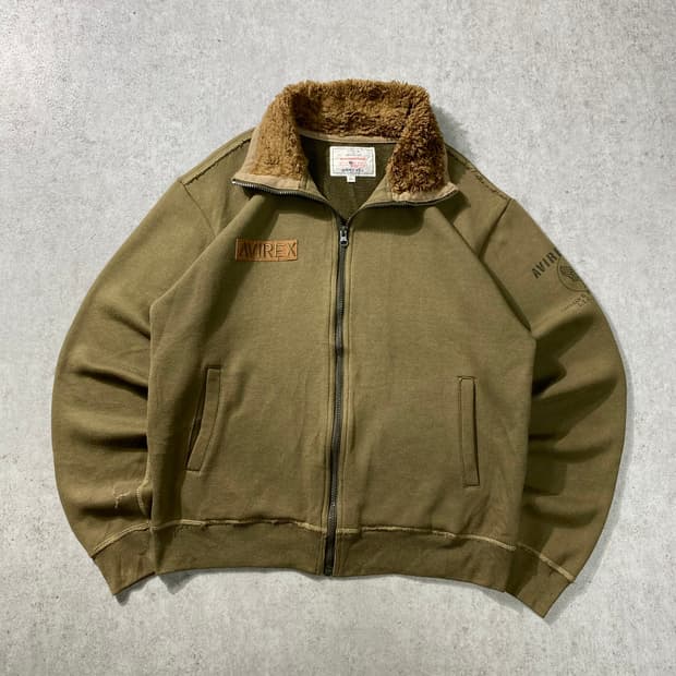 [XL] Avirex USA 아비렉스 밀리터리 코튼 집업