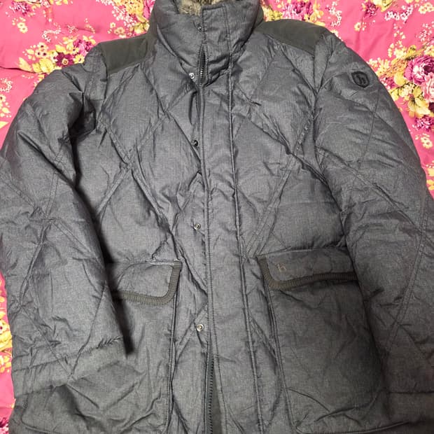 헤지스 골프 퀼팅 다운 자켓 100