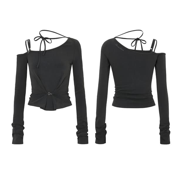 RUBY HOOK LONG SLEEVE charcoal