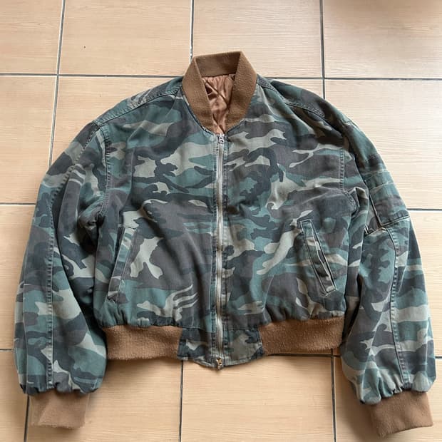 Vintage camo Ma-1 