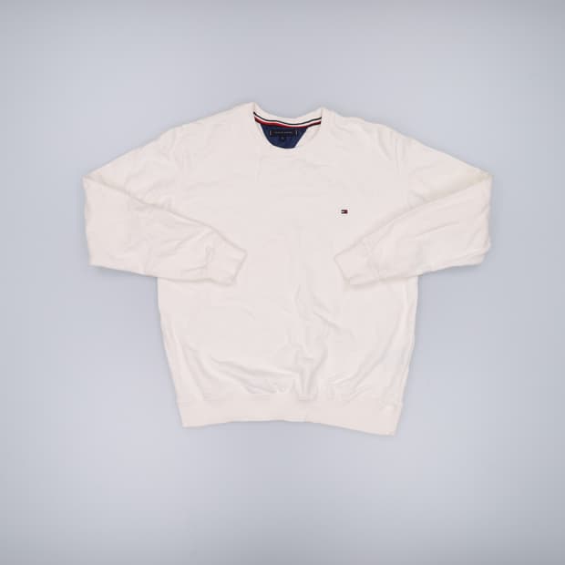 L 타미힐피거 스몰로고 맨투맨 0310H1