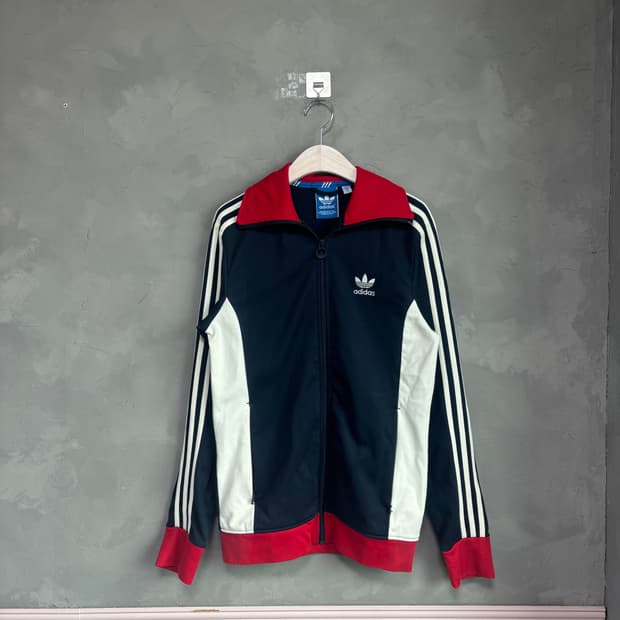 아디다스 유로파 져지 트랙탑 네이비 흰빨