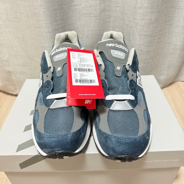 뉴발란스 992 네이비(992ny) 새상품 275