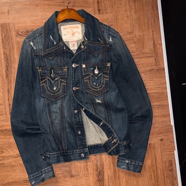 트루릴리젼 데님자켓