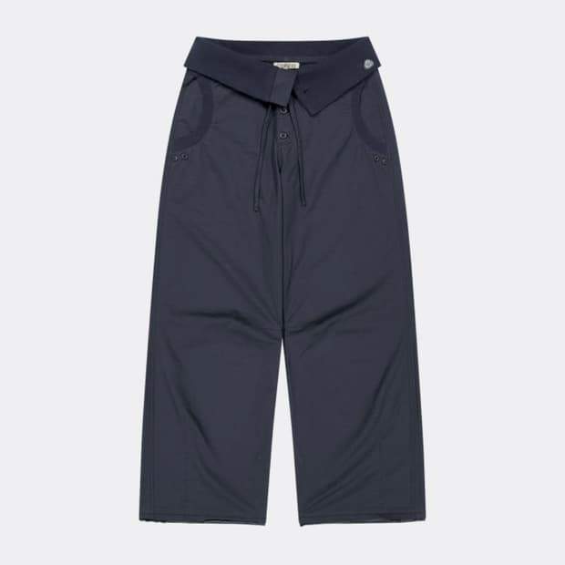coyseio flow fold pants navy 2 size