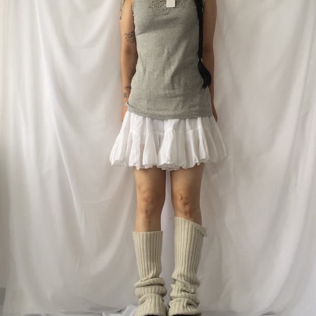 Crochet point sleeveless
