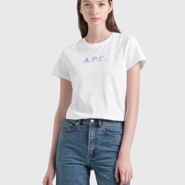 A.P.C. 반팔 티셔츠 화이트 M