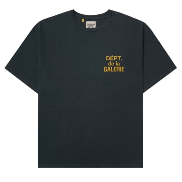 [L,XL] 구매합니다 갤러리 디파트먼트 프렌치 티셔츠 블랙