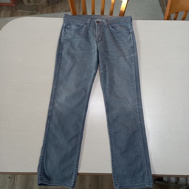 32 리바이스511 워싱 스판 슬림일자진 챠콜블루 32-310