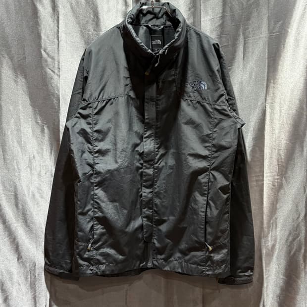 M 노스페이스 히든포켓 다크그레이 바람막이