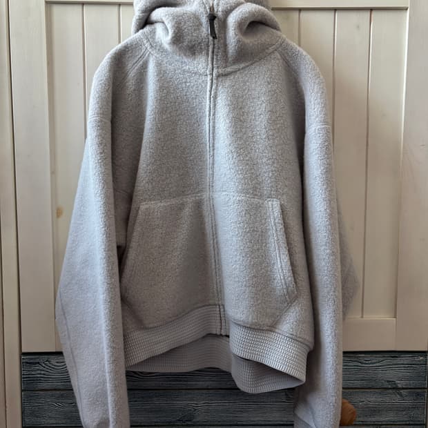 goldwin 0 골드윈 제로 울 플리스 후드 집업 2사이즈