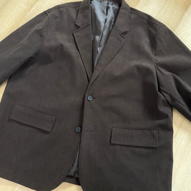 무신사스탠다드 코듀로이 블레이저 XL 브라운