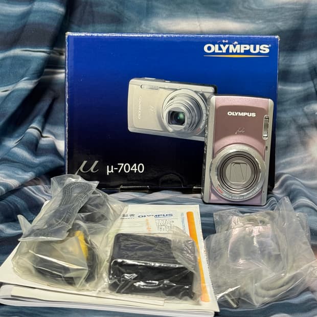 작례O) 올림푸스 뮤 7040 분홍🎀✨ 풀박스 초초미품