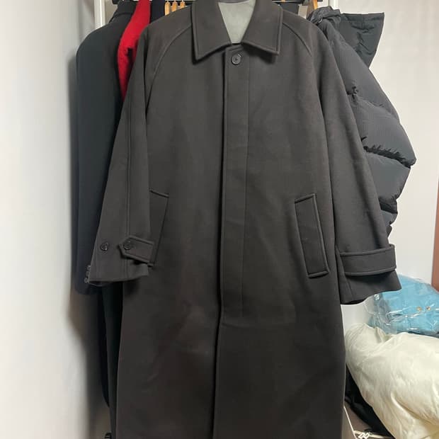 인사일런스 마펠 캐시미어 발마칸 코트 MUD GREY(L)