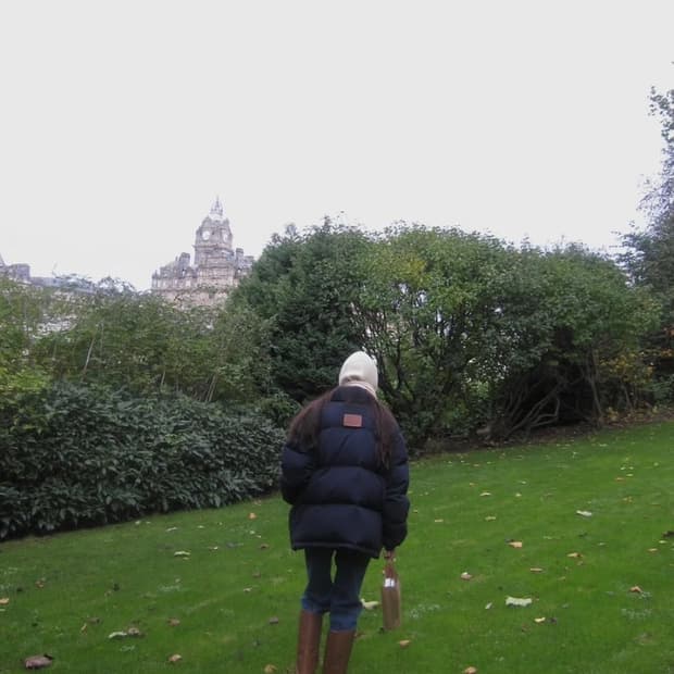 스무스무드 패딩navy connell peffer jacket