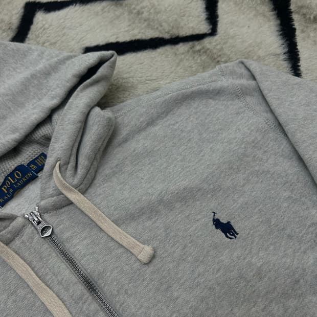 [XL]폴로랄프로렌 후드집업/멜란지그레이/기모