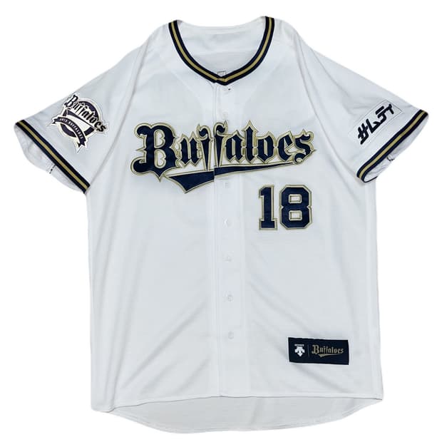 데상트 야마모토 요시노부 오릭스 버팔로스 홈 정품 유니폼