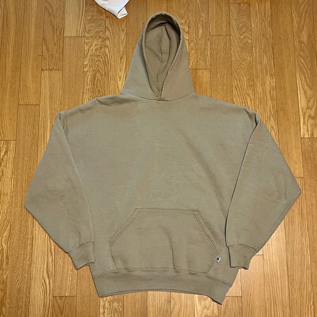 [XXL] 90s 빈티지 러셀 후드 베이지