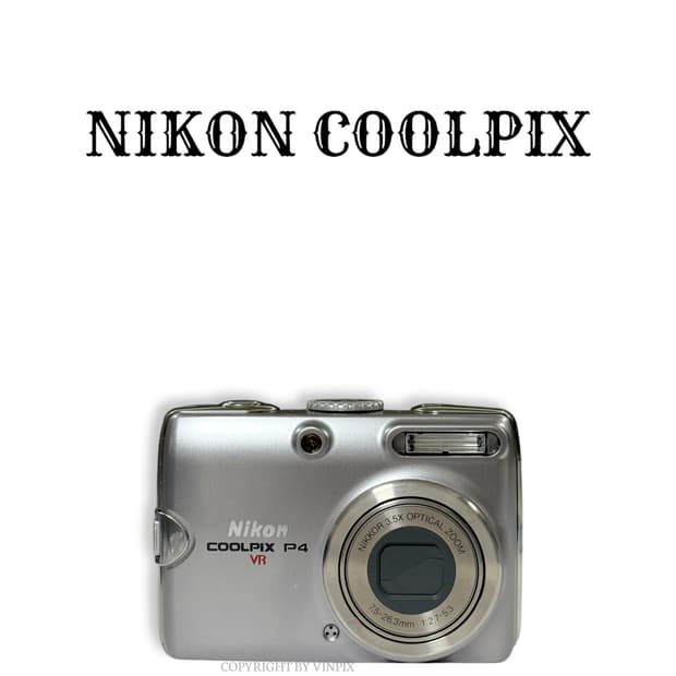 니콘 쿨픽스 P4(COOLPIX P4) 빈티지 디지털 카메라 디카
