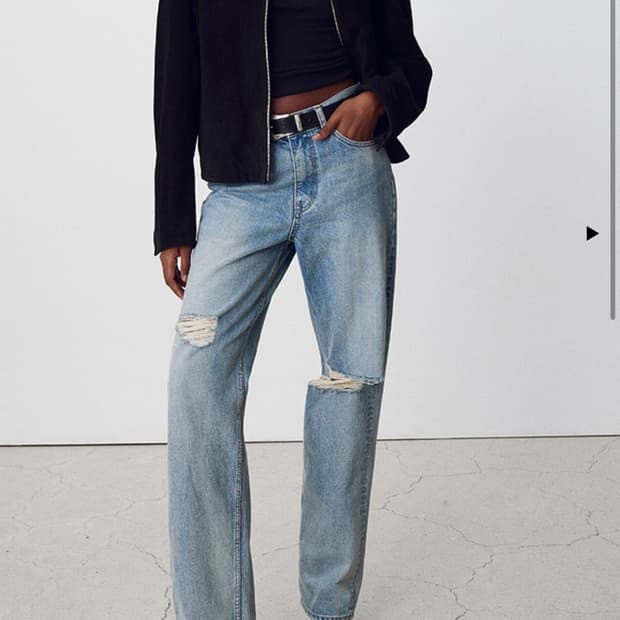 토니웩 스웨이드 블루종 자켓 블랙 S